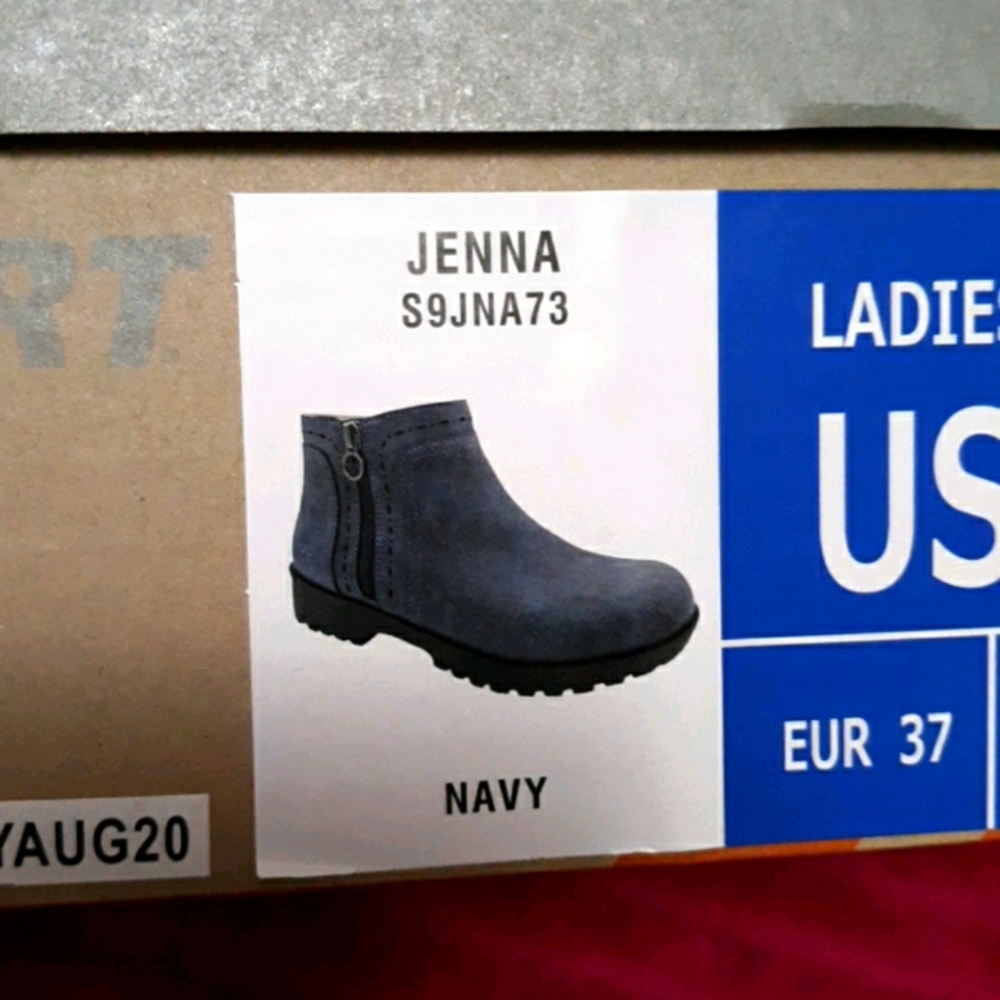 Navy Booties